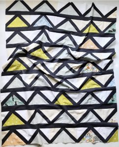 Playground Fabrics By Dylan in a Cafe Tiles Quilt Top