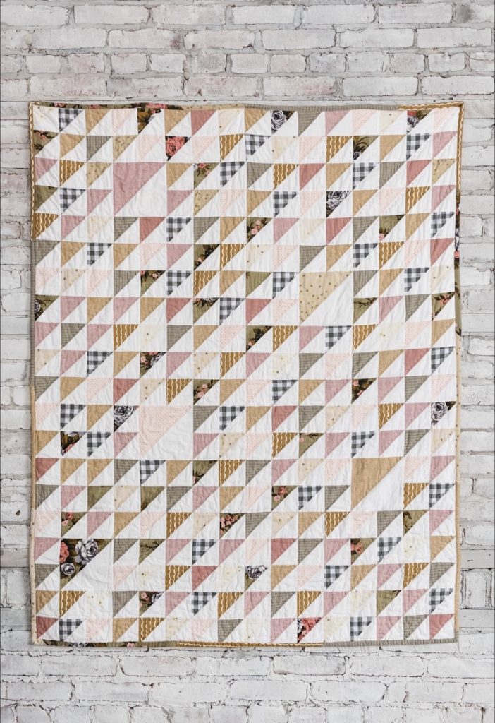 Better Together Beginner Quilt, Half Square Triangle Quilt