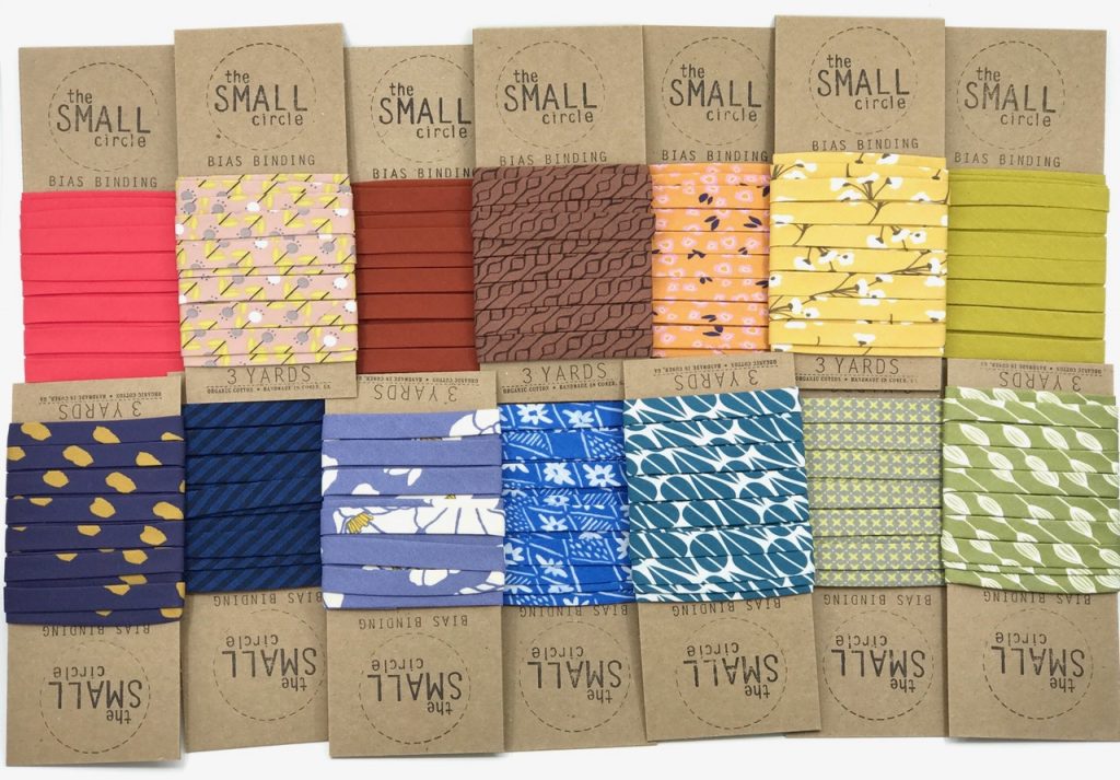 The Small Circle Double Bias Binding for Quilters