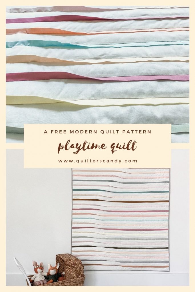 Playtime, a free modern quilt pattern and tutorial