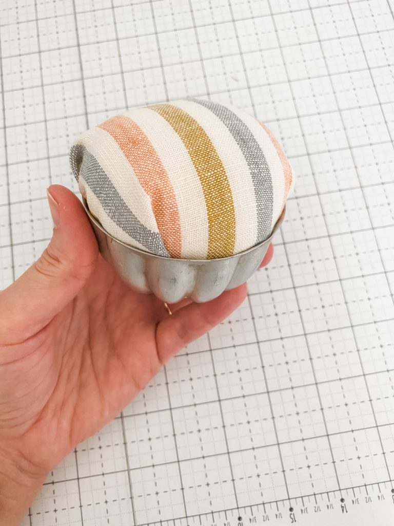 Making a DIY Vintage Fabric Pincushion