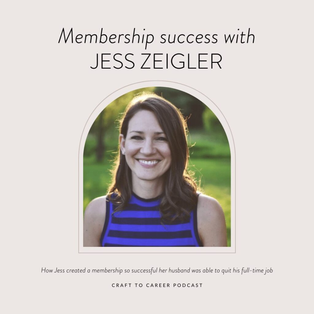 Jess Zeigler on Craft to Career Podcast