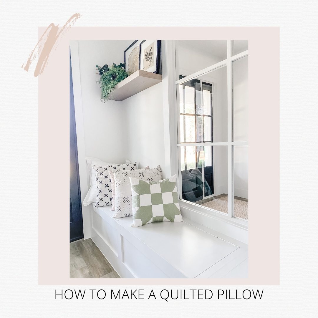How To Make A DIY Quilted Pillow