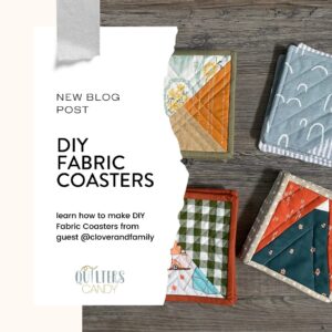 DIY Fabric Coaster - Quilters Candy