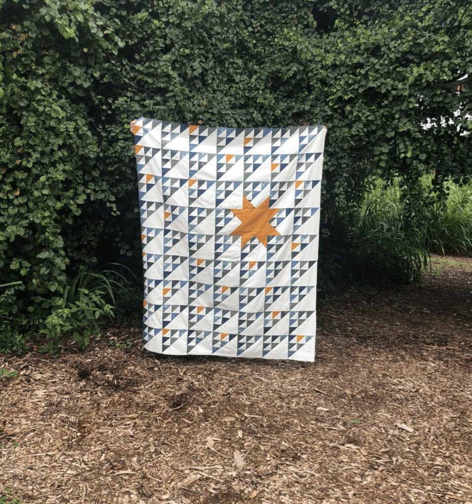 Scrappy Northern Star Quilt