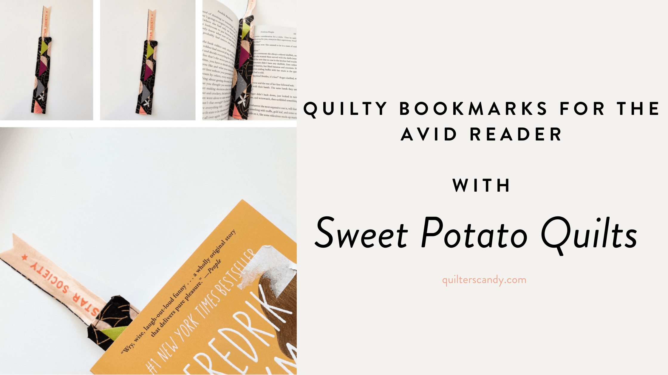 Guest Blog Post Quilty Bookmarks For The Avid Reader