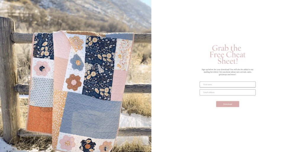 Quilt Photography Cheat Sheet