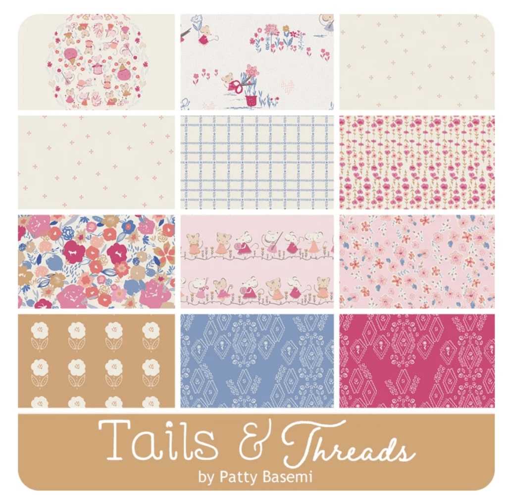 tails and thread fabric by patty basemi for art Gallery Fabrics