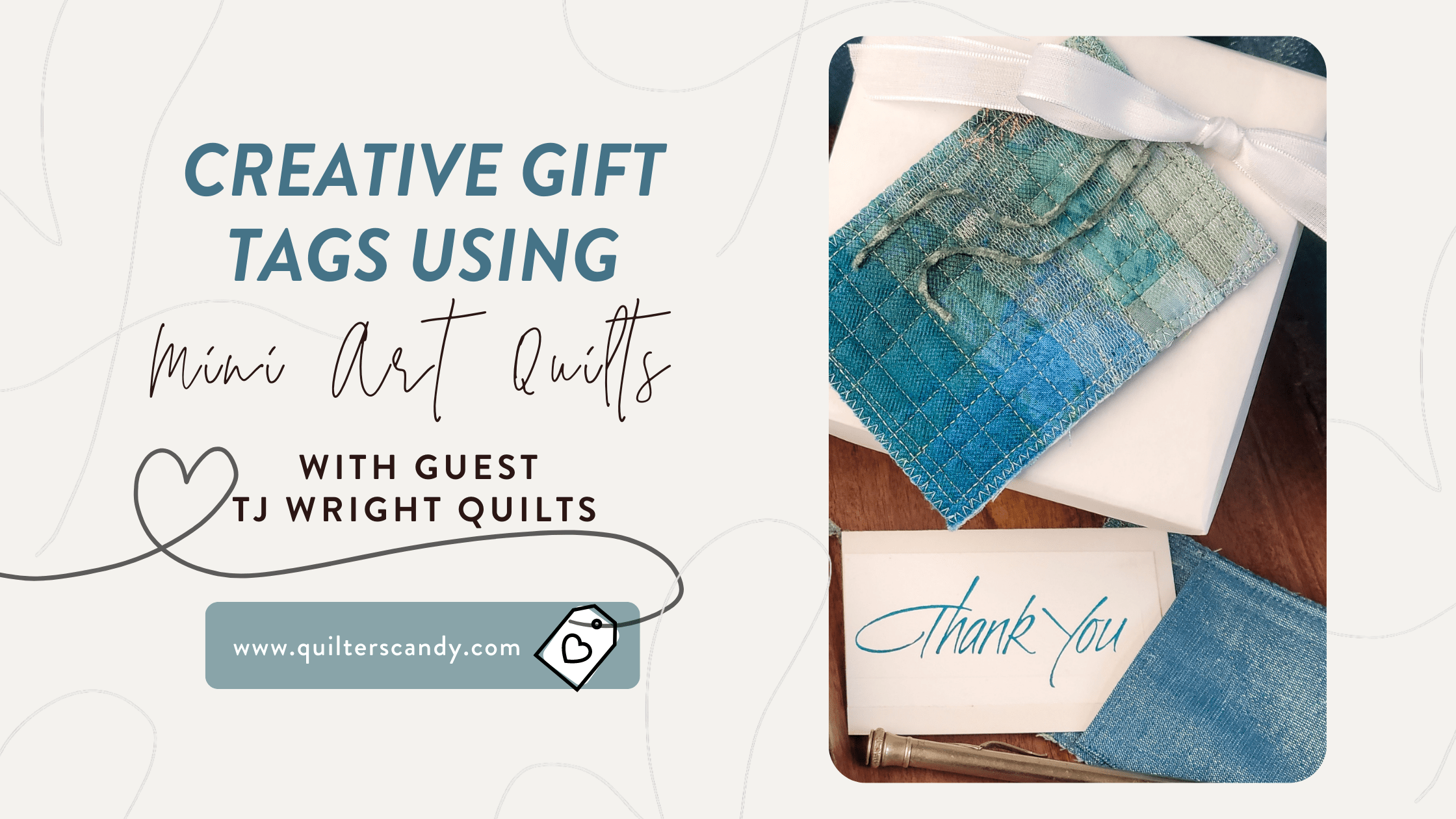 Blog post cover photo - gift tag example