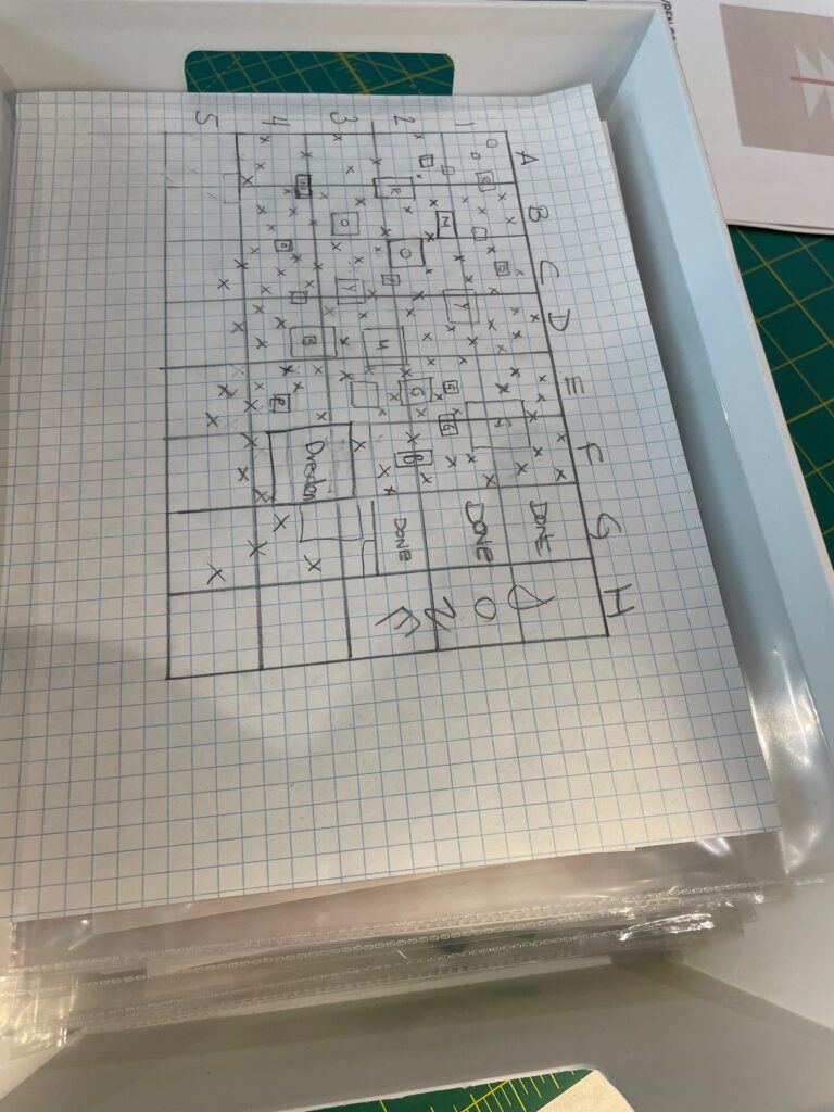 Grid of project plans