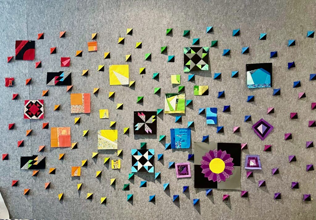 Colorful colllage of images for 100 day project