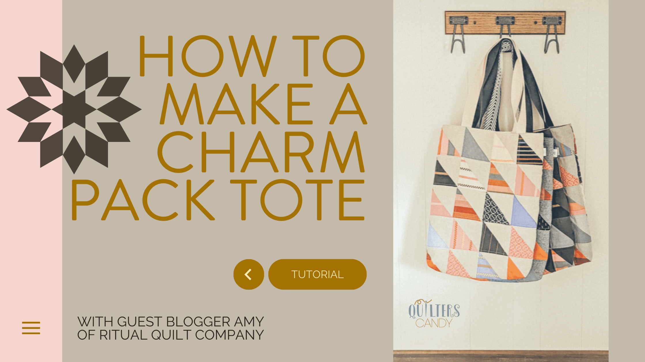 How to Transform a Branded Bag into a Cute Pocket Tote {A No-Sew Tutorial}