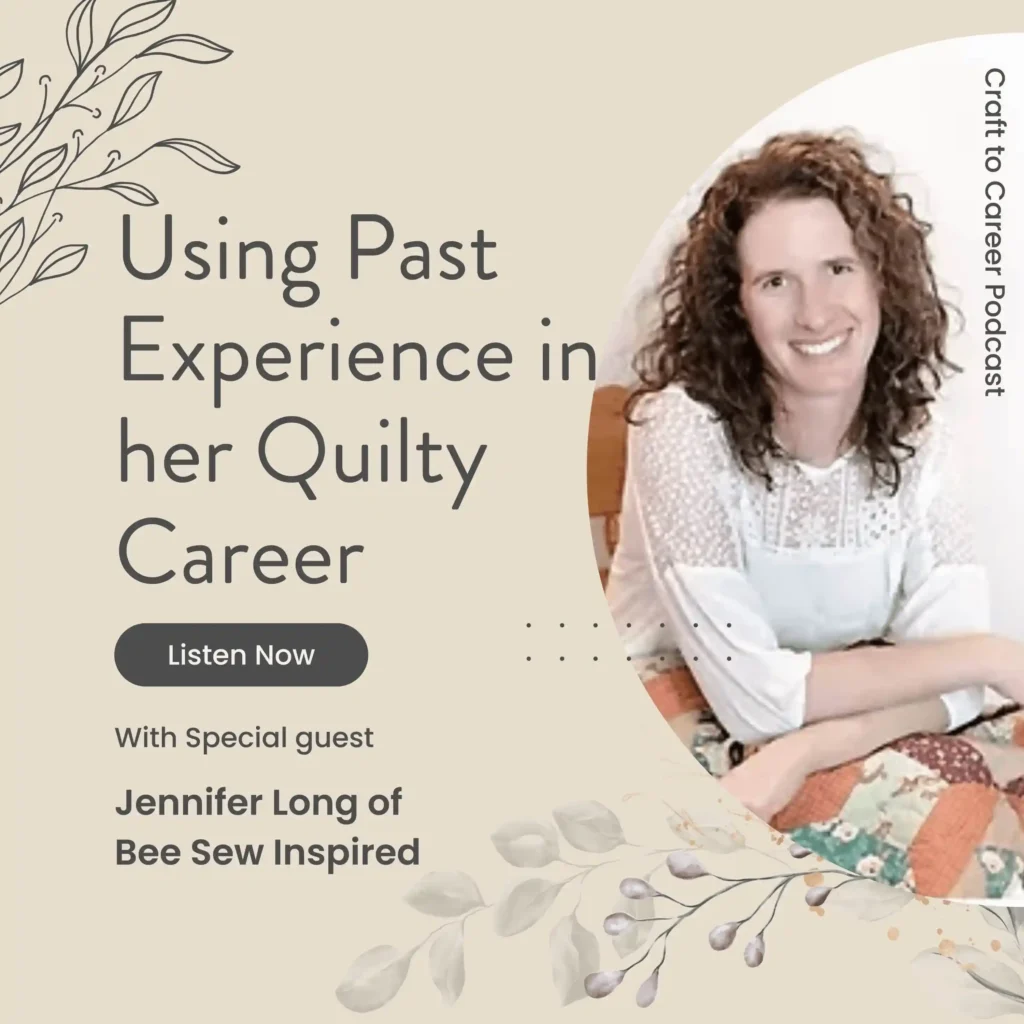 Using Past Experience in her Quilty Career podcast cover image