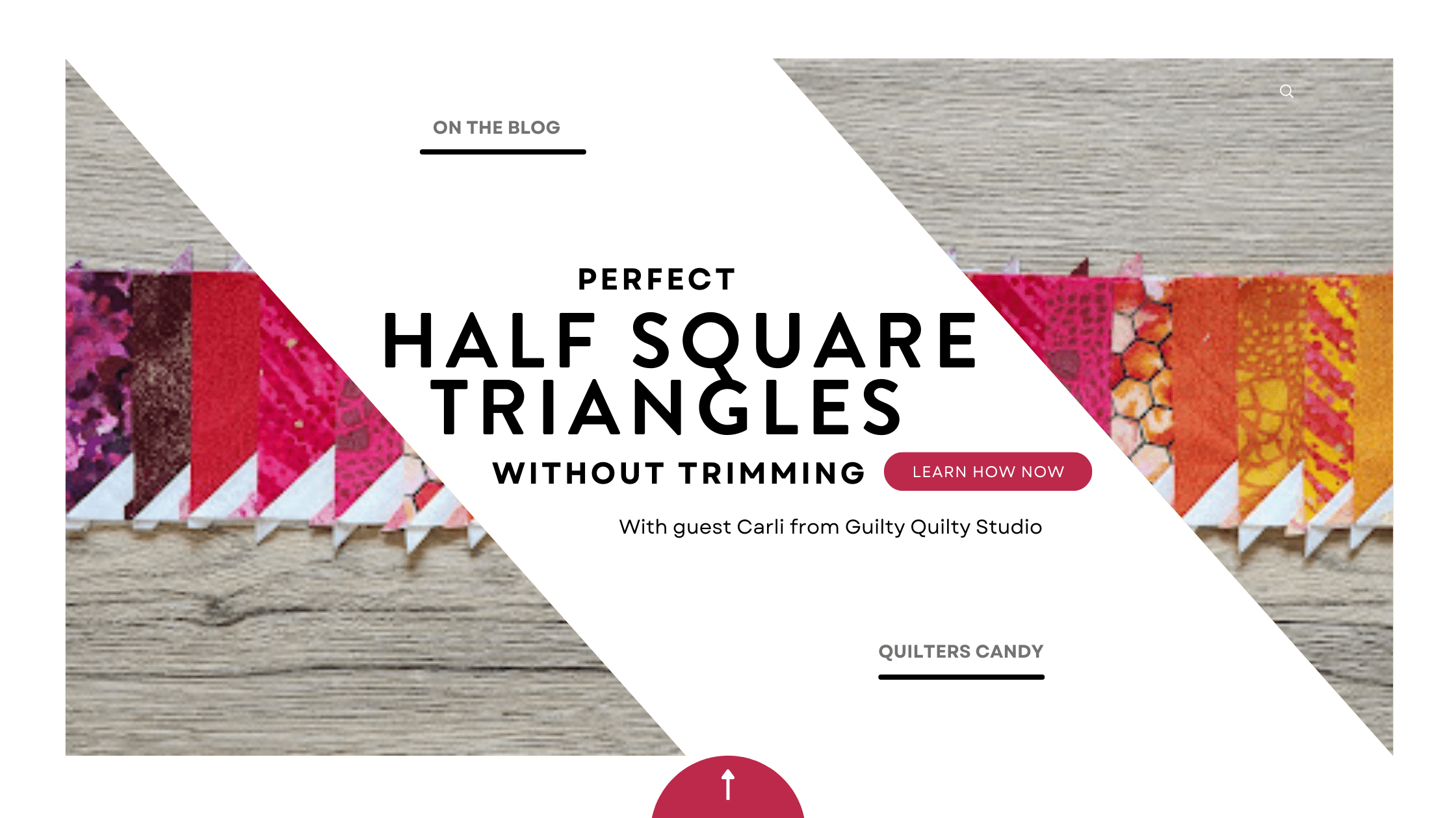 Perfect Half Square Triangles Without Trimming Blog banner