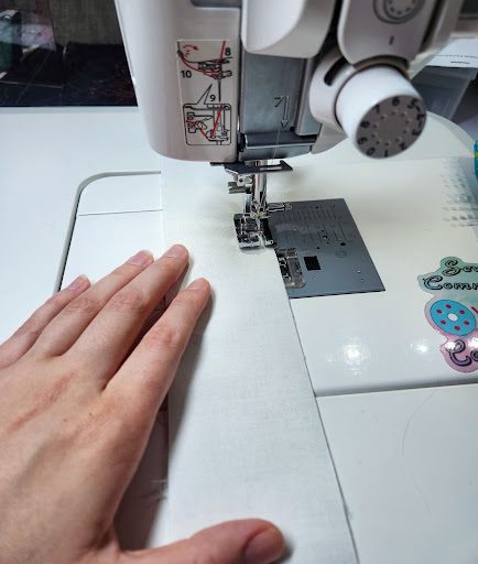 Sewing a seam