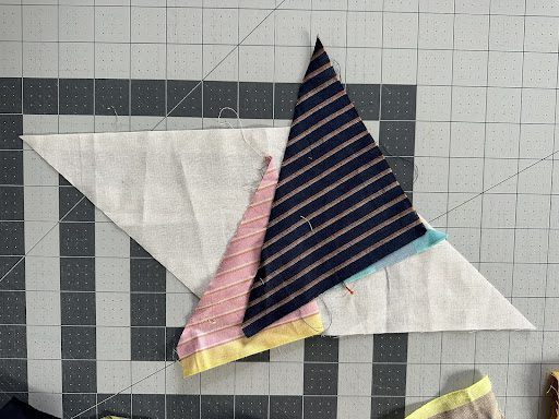 fabric triangles