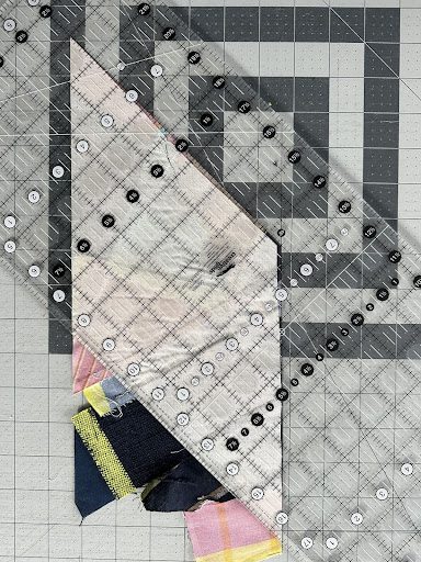 fabric with ruler