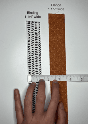 measuring binder strips