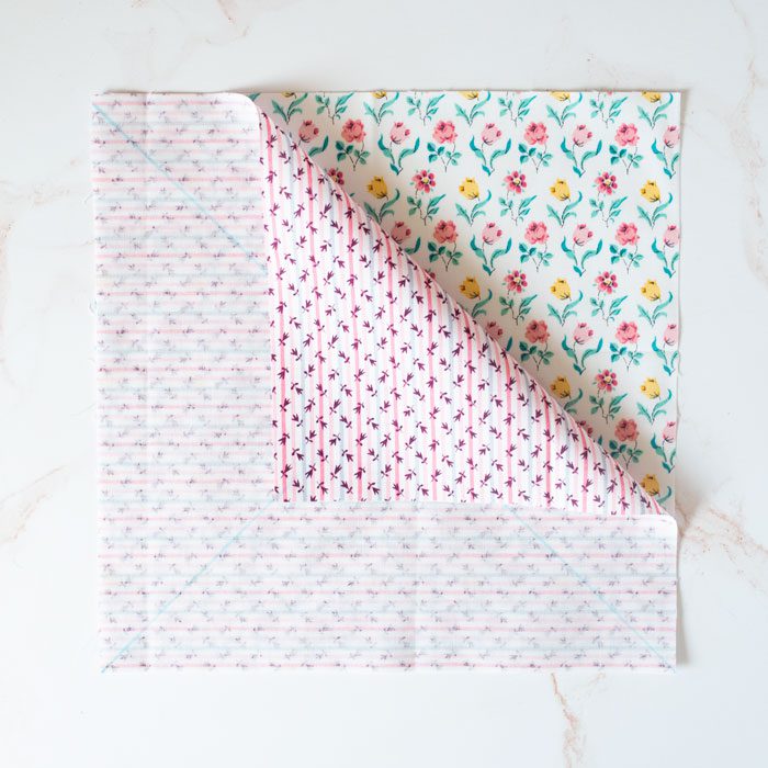 Half Square Triangles Directional Fabric