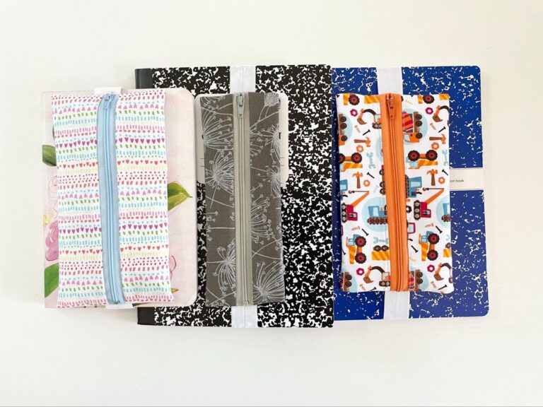 Easy Notebook Pencil Pouch Tutorial Quilters Candy