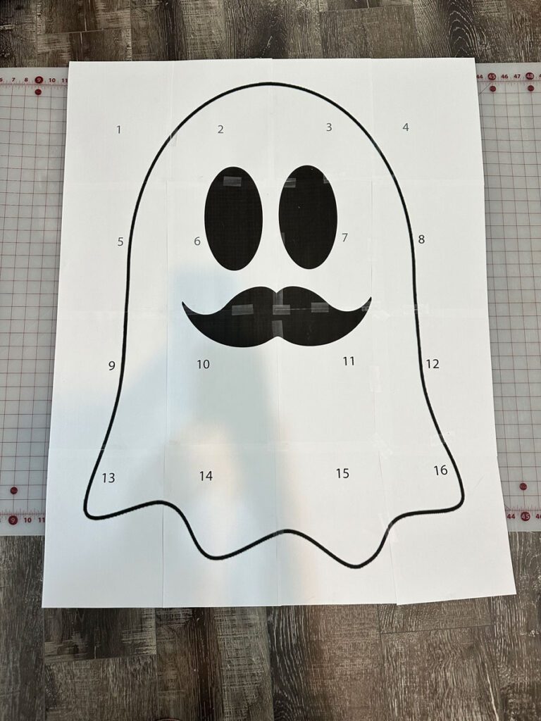 ghost pillow pattern