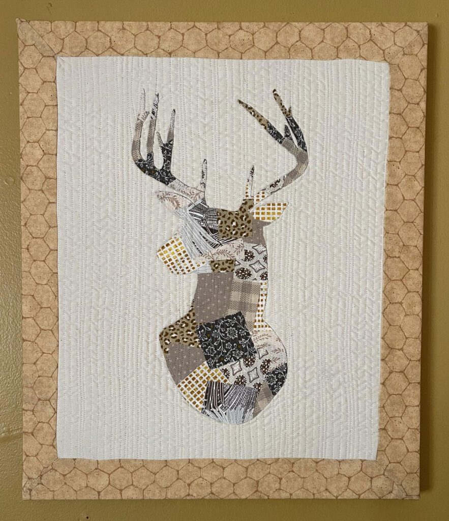 Deer Quilt Framed