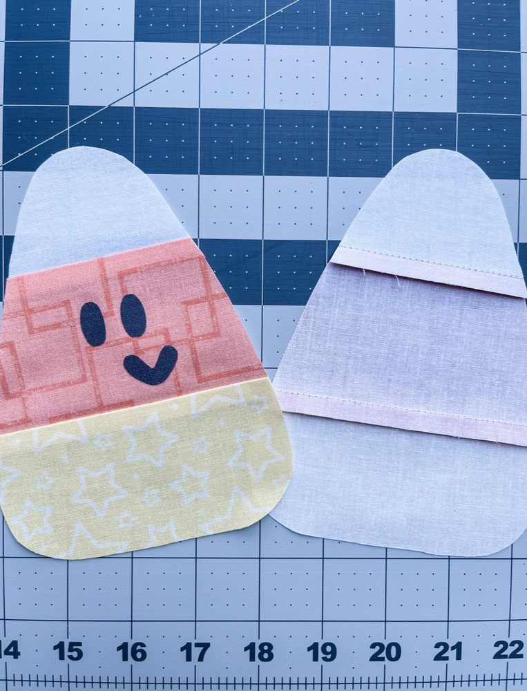 sewing candy corn