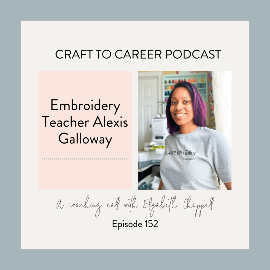 Embroidery Teacher Alexis Galloway Episode 152