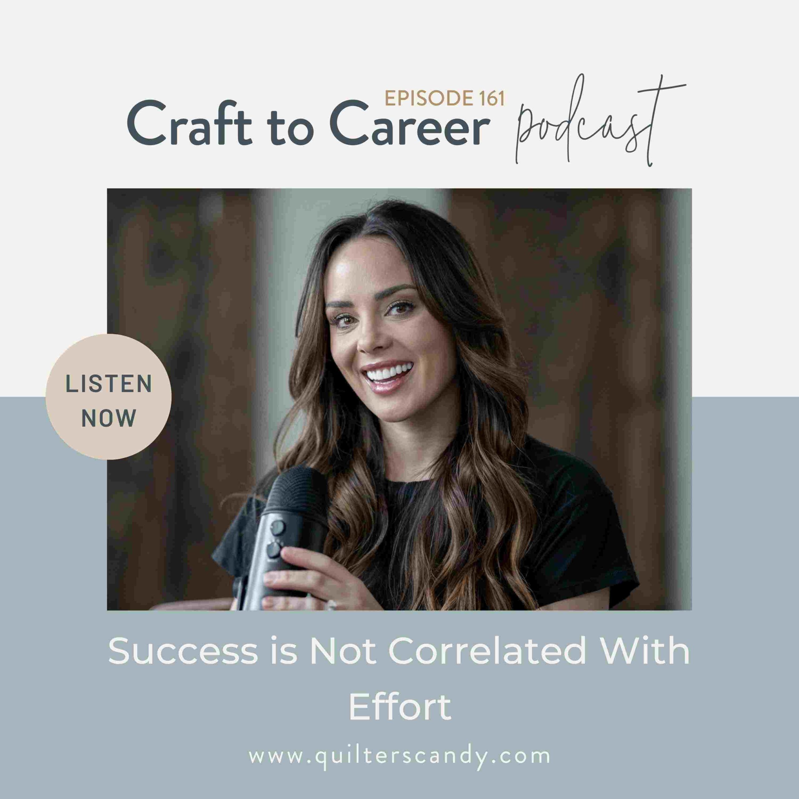 success is not correlated with effort