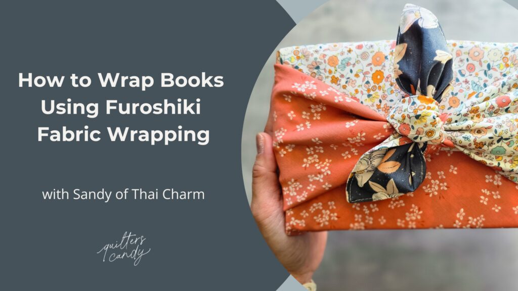 How to Wrap Books using Furoshiki Fabric Wrapping