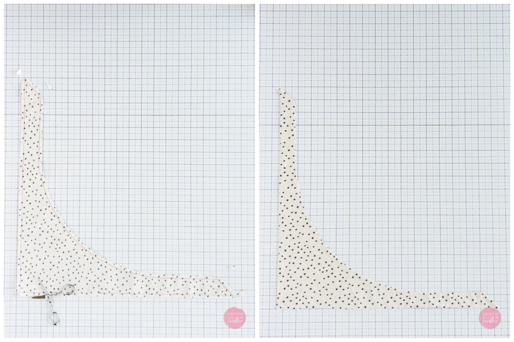 sewing the pattern