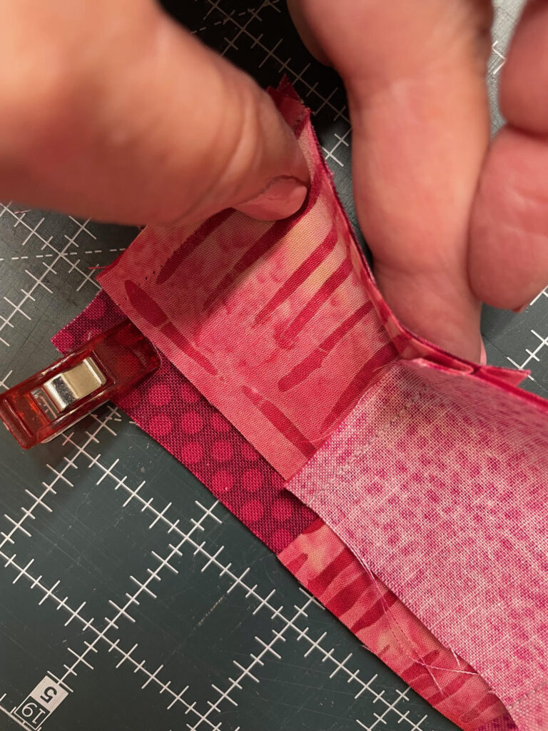 clipping the quilt