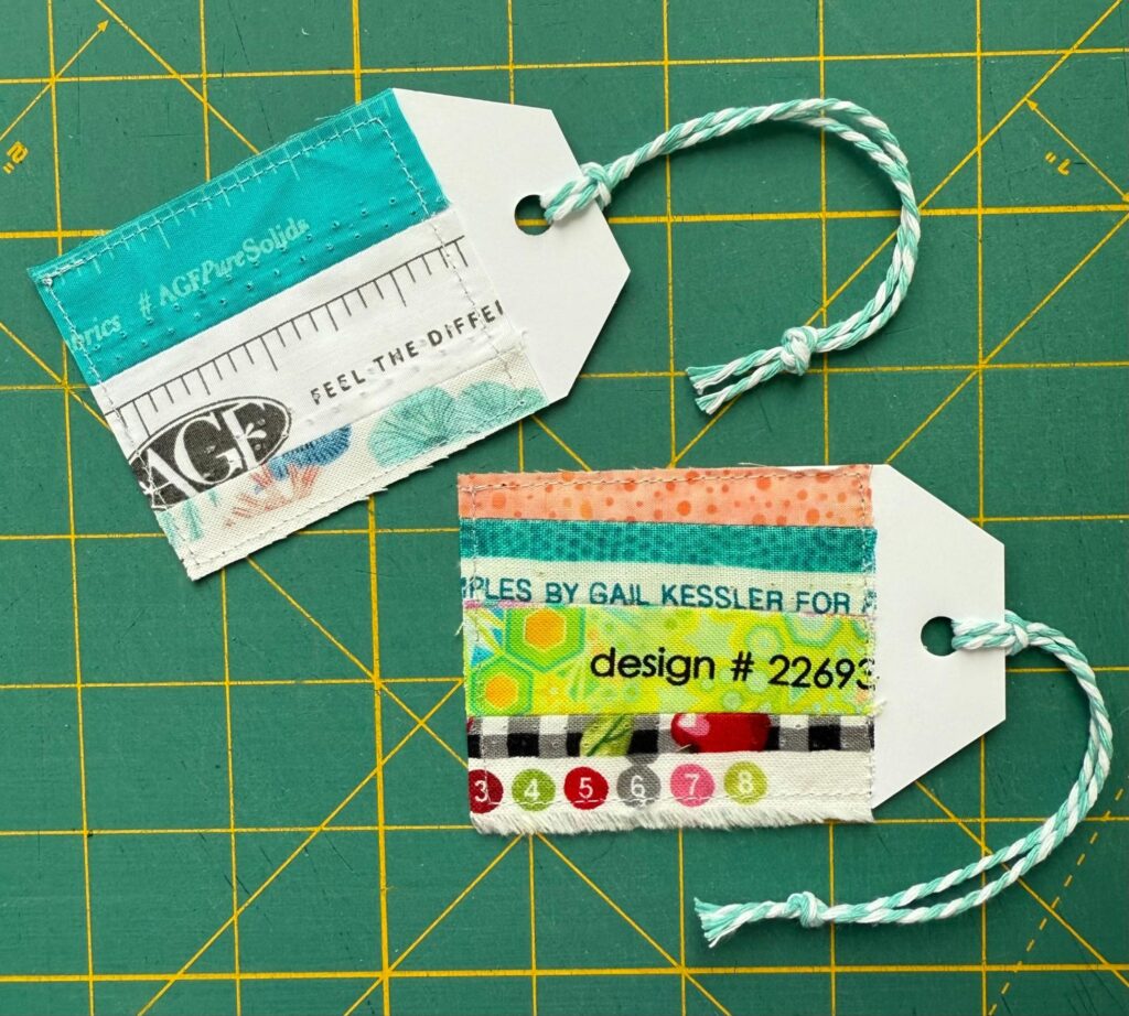 scrappy gift tags