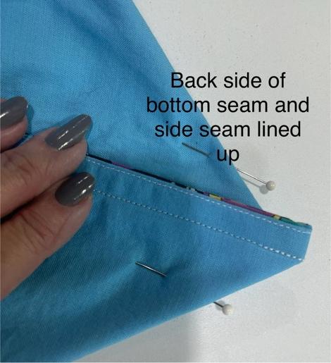 back side bottom seam
