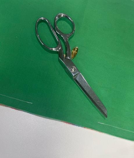 opening with scissors
