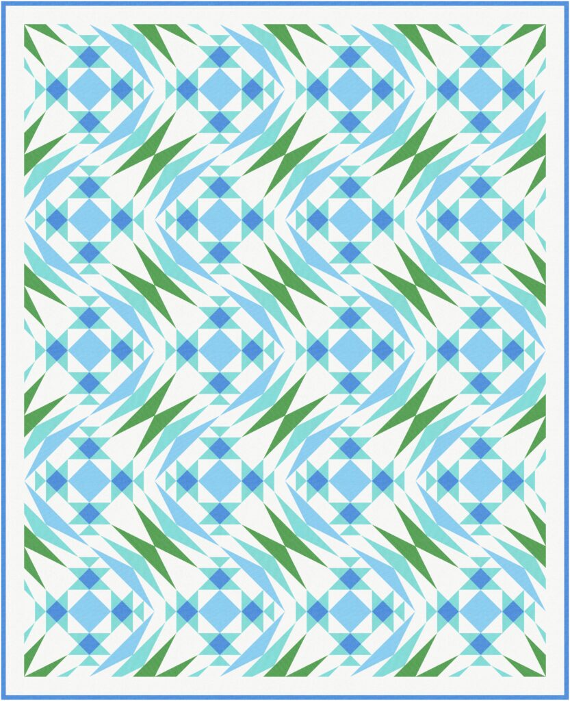 Flying Geese in Summer Winds Quilt