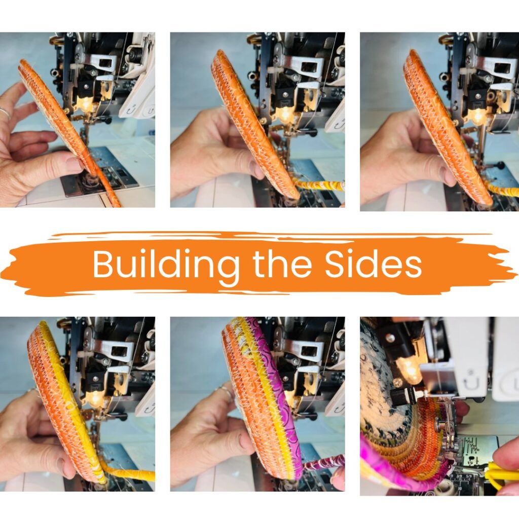 building the sides