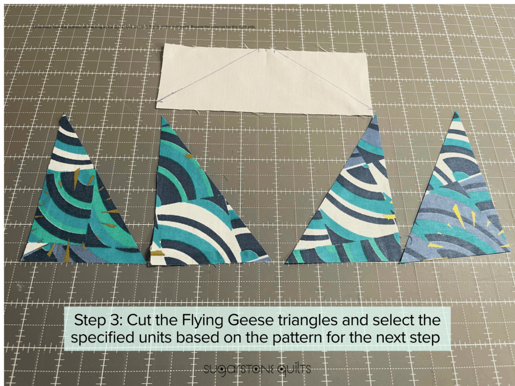 1in3 Flying Geese Step3