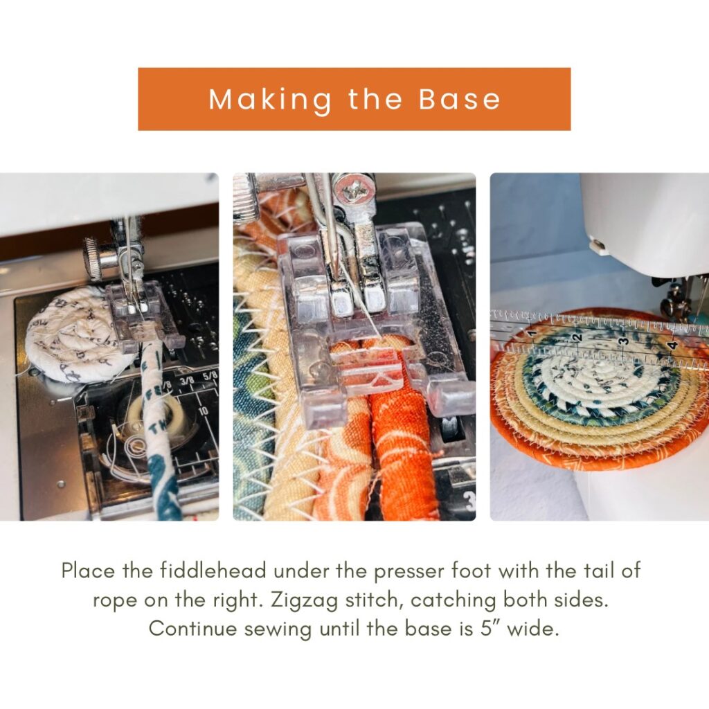 making the base