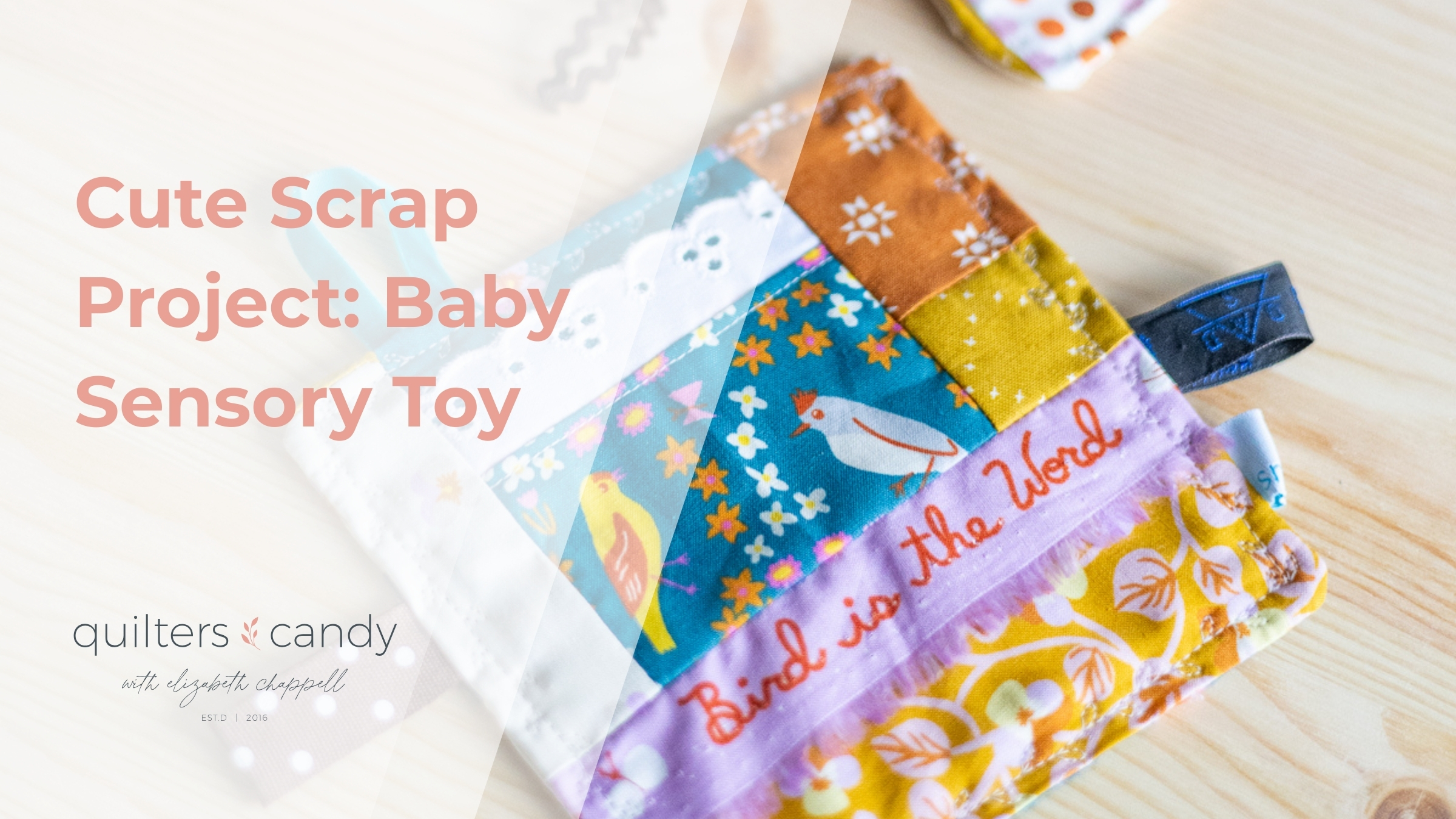 Cute Scrap Project Baby Sensory Toy