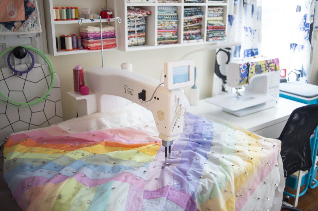 rainbow quilt fabric