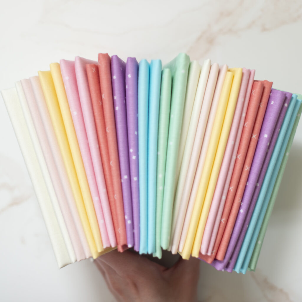 Pastel Rainbow of Fabric